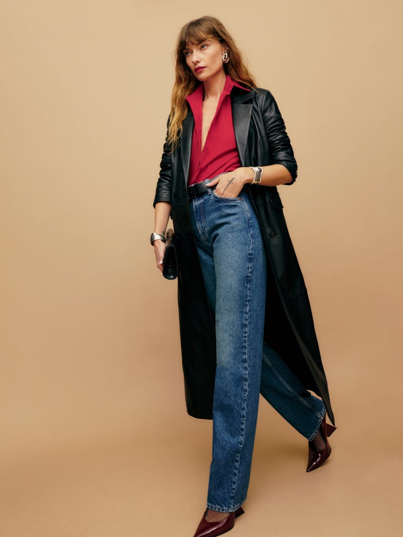 Abby High Rise Straight Jeans