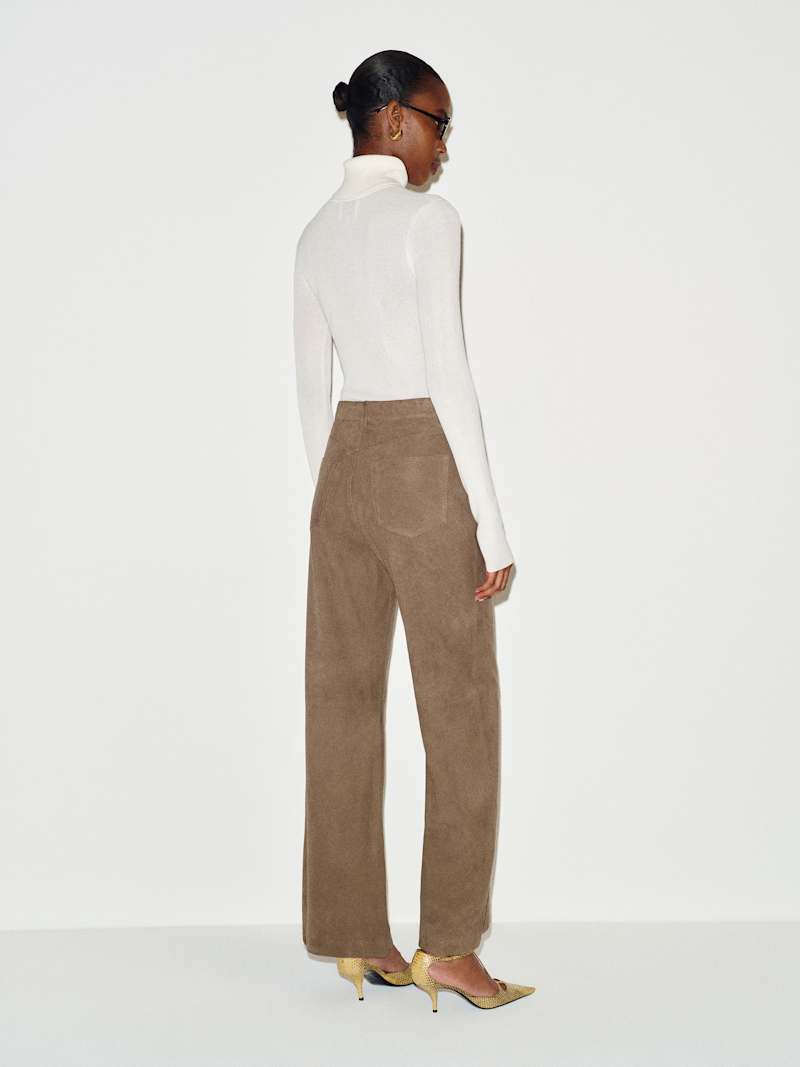 Veda Cary Wide Leg Leather Pant
