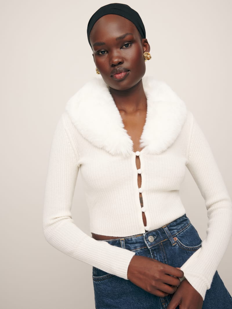 Riven Cashmere Cardigan