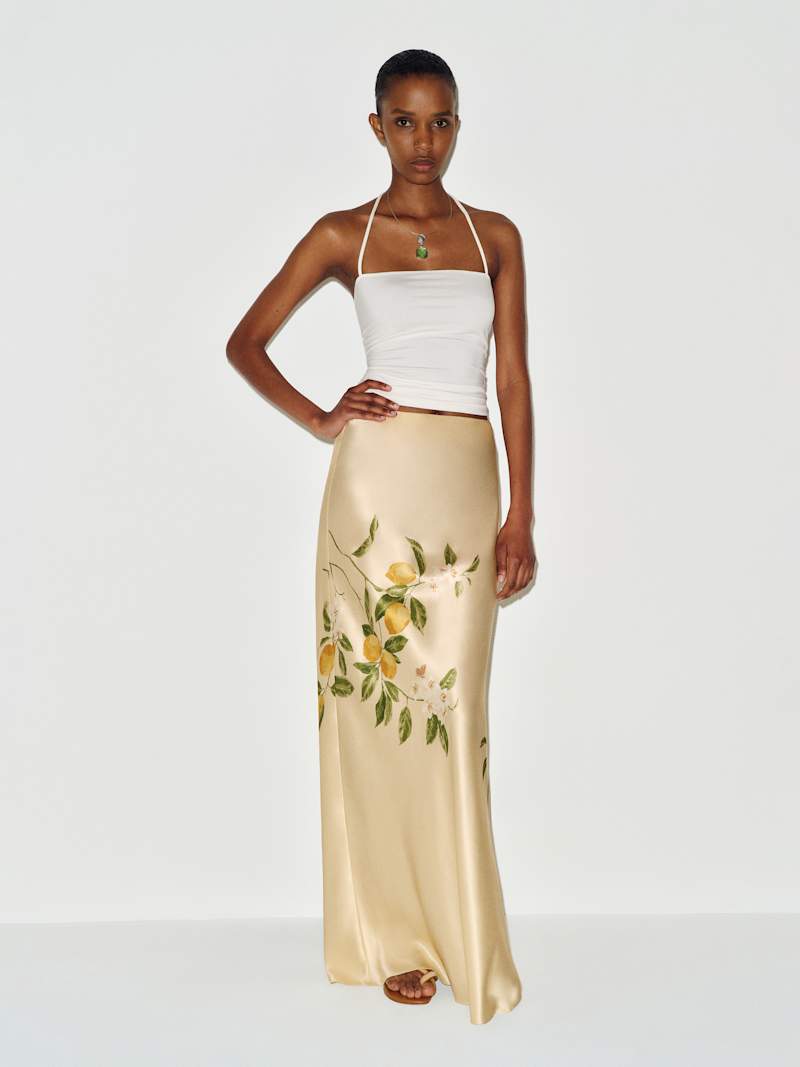 Bella Silk Skirt
