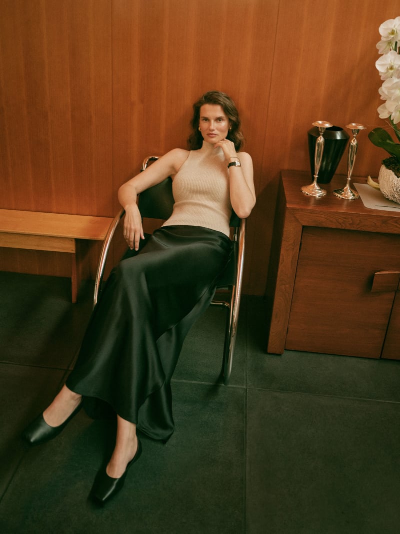 Bella Silk Skirt from Reformation - $248