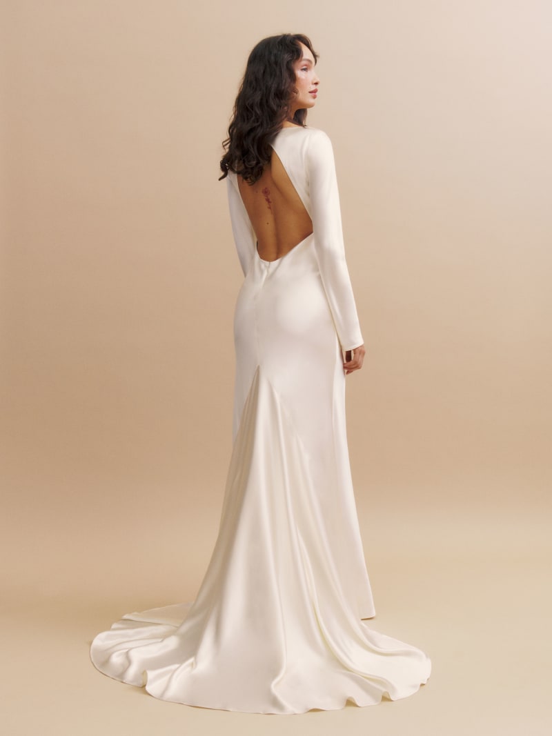 reformation white silk dress Stephanie | Ivory May cause compliments. Reformation Maysen Silk Dress in