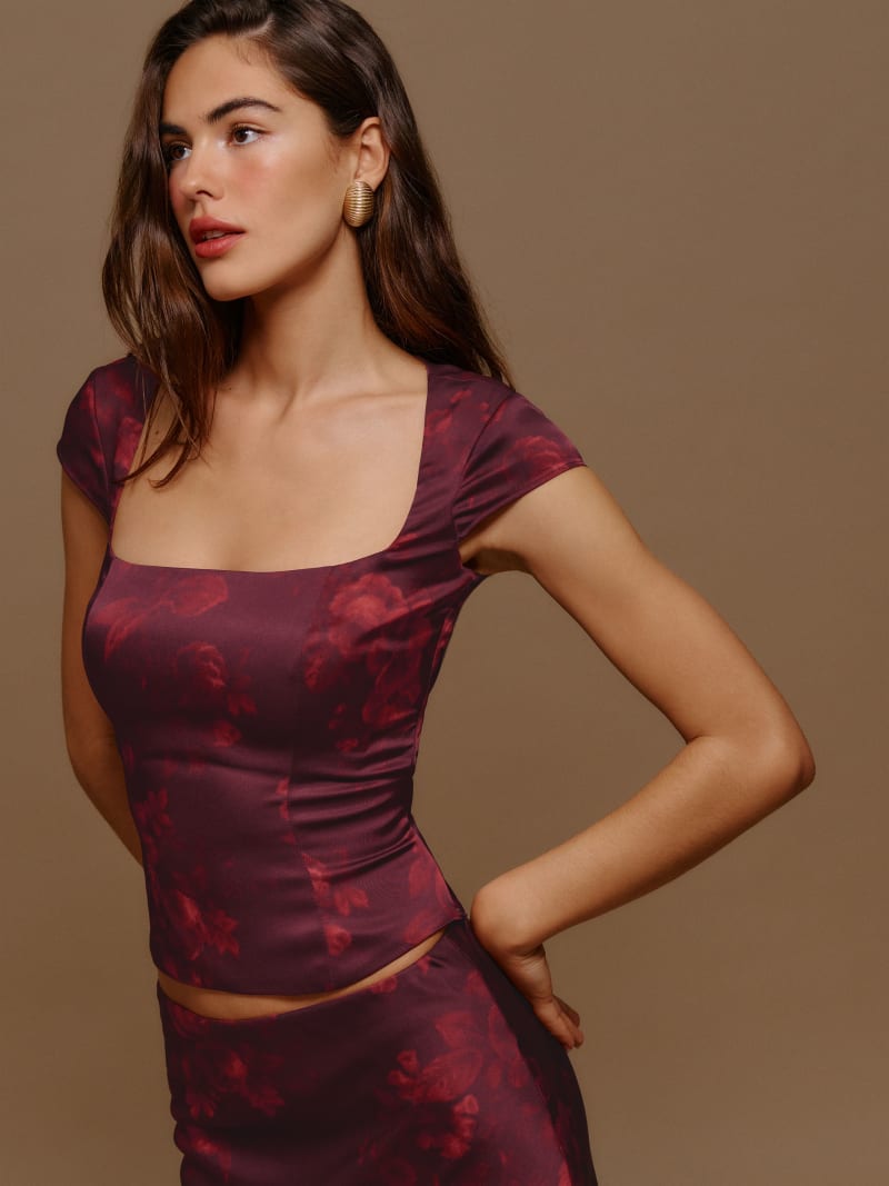 Cora Satin Top