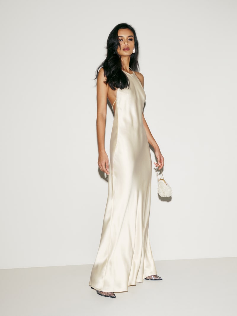 Petites Jeany Silk Dress