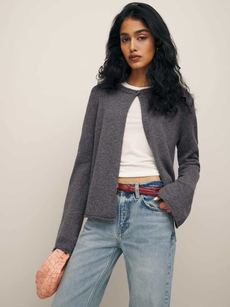 Liza Cashmere Open Cardigan