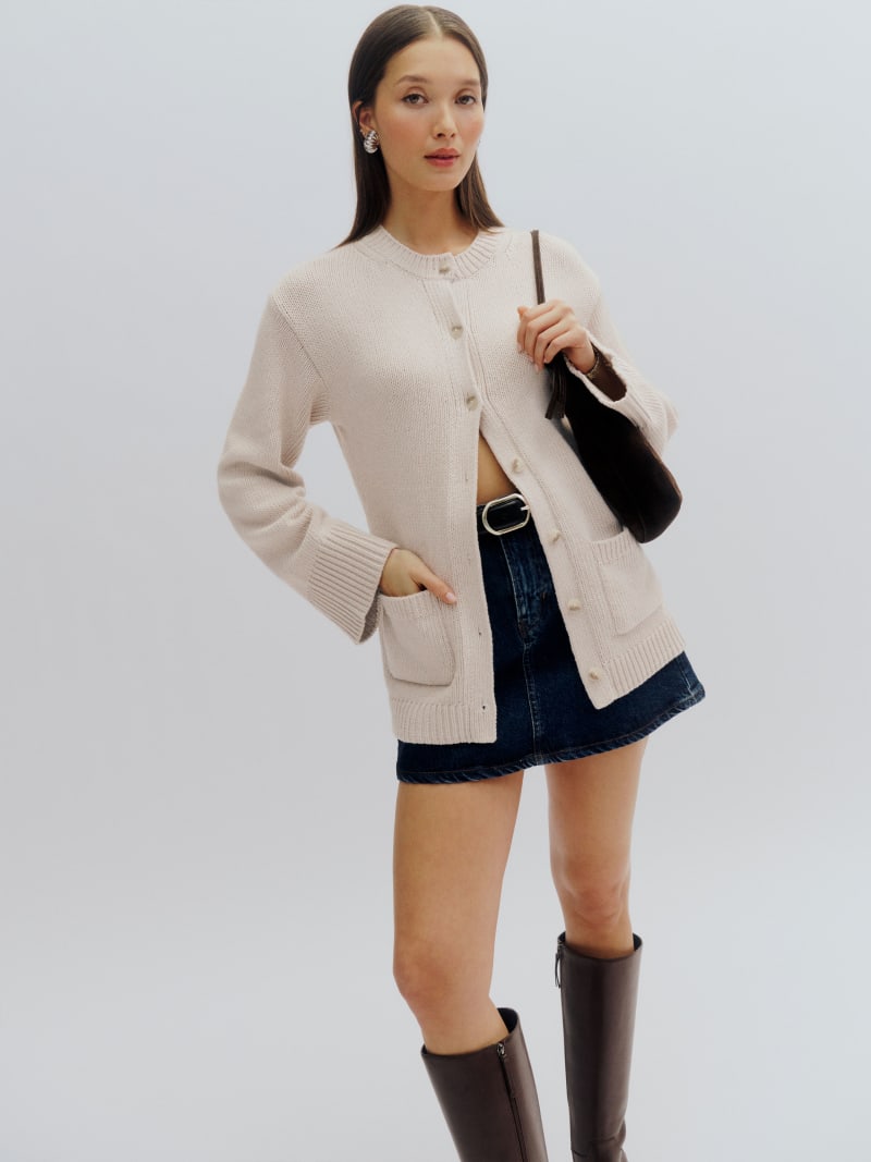 Franco Split Hem Cardigan