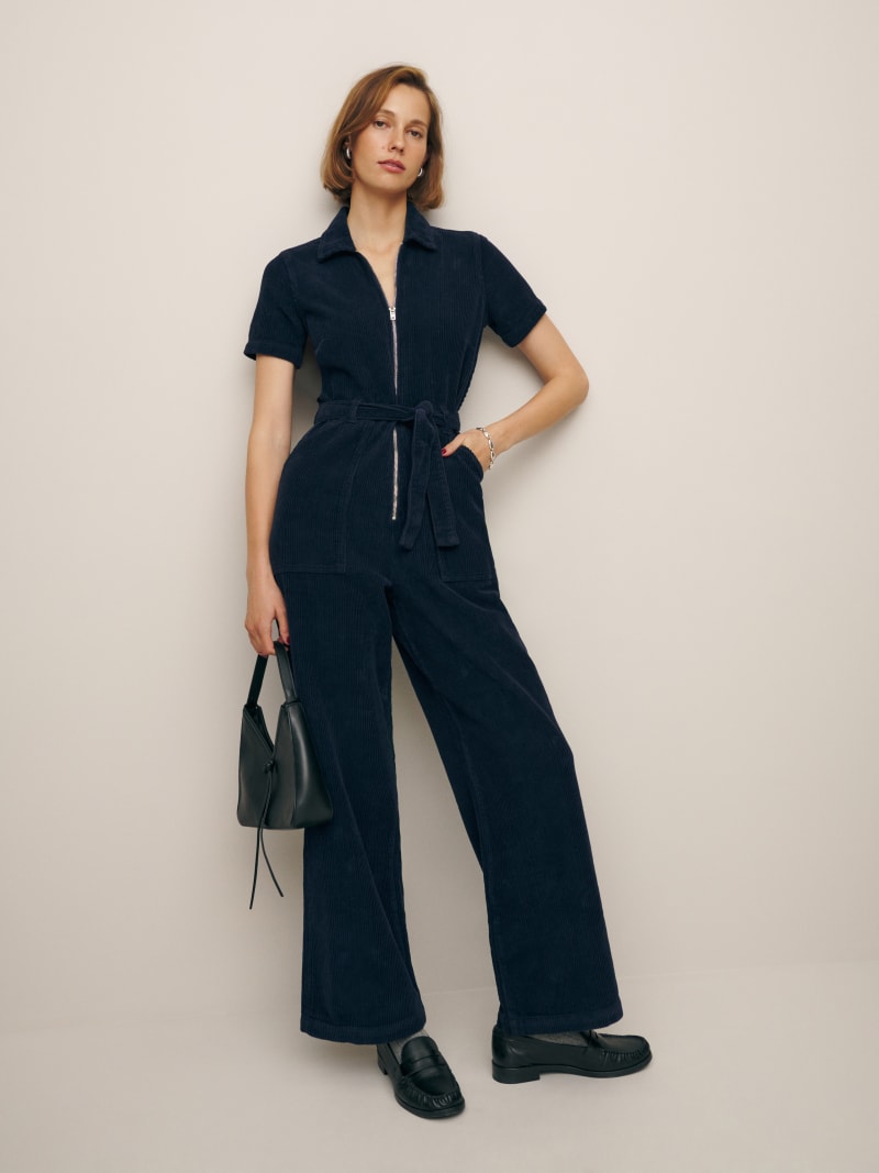 Reformation cheap corduroy jumpsuit