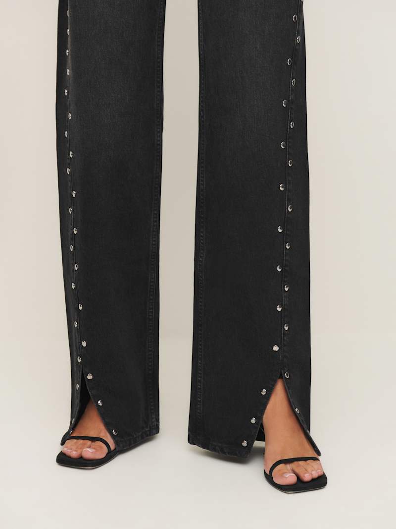 Cary High Rise Slouchy Straight Leg Jeans
