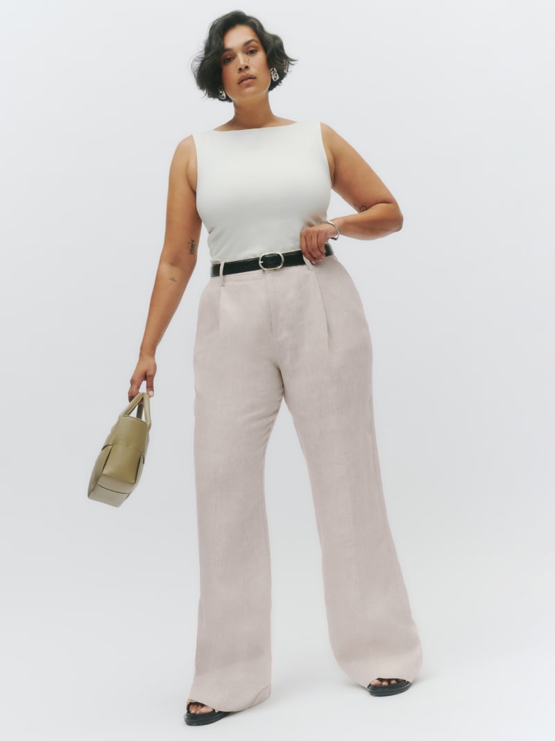 Alex Linen Pant Es from Reformation - $218