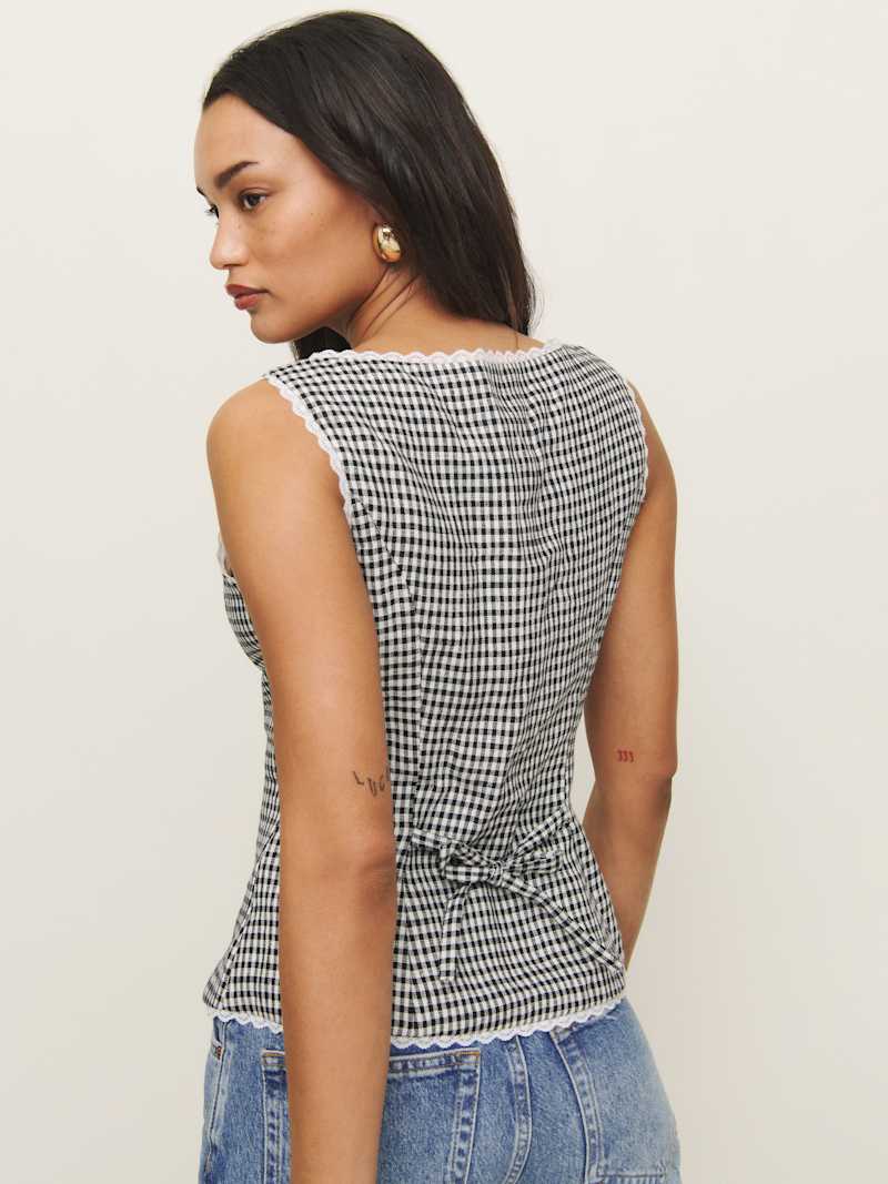 Amela Linen Top