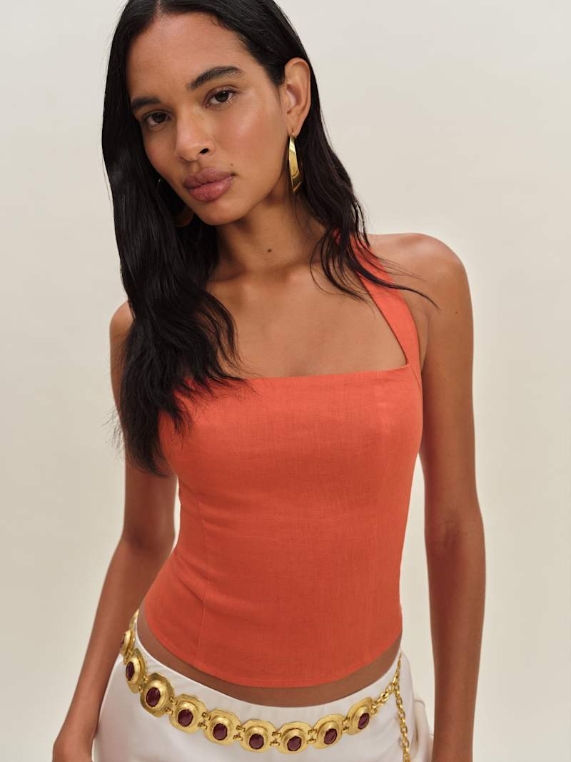 Malika Linen Top