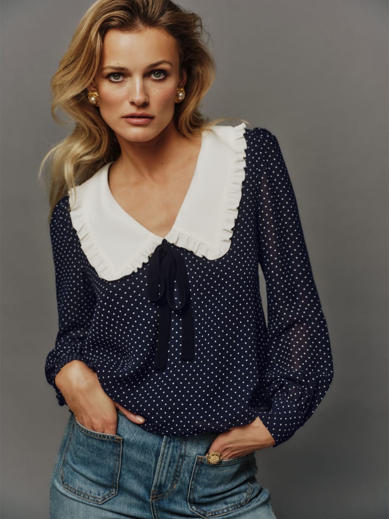 Reformation polka dot top outlet