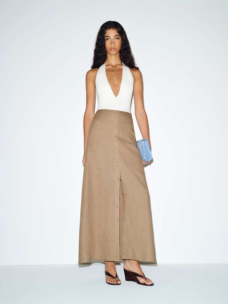 Andi Linen Maxi Skirt