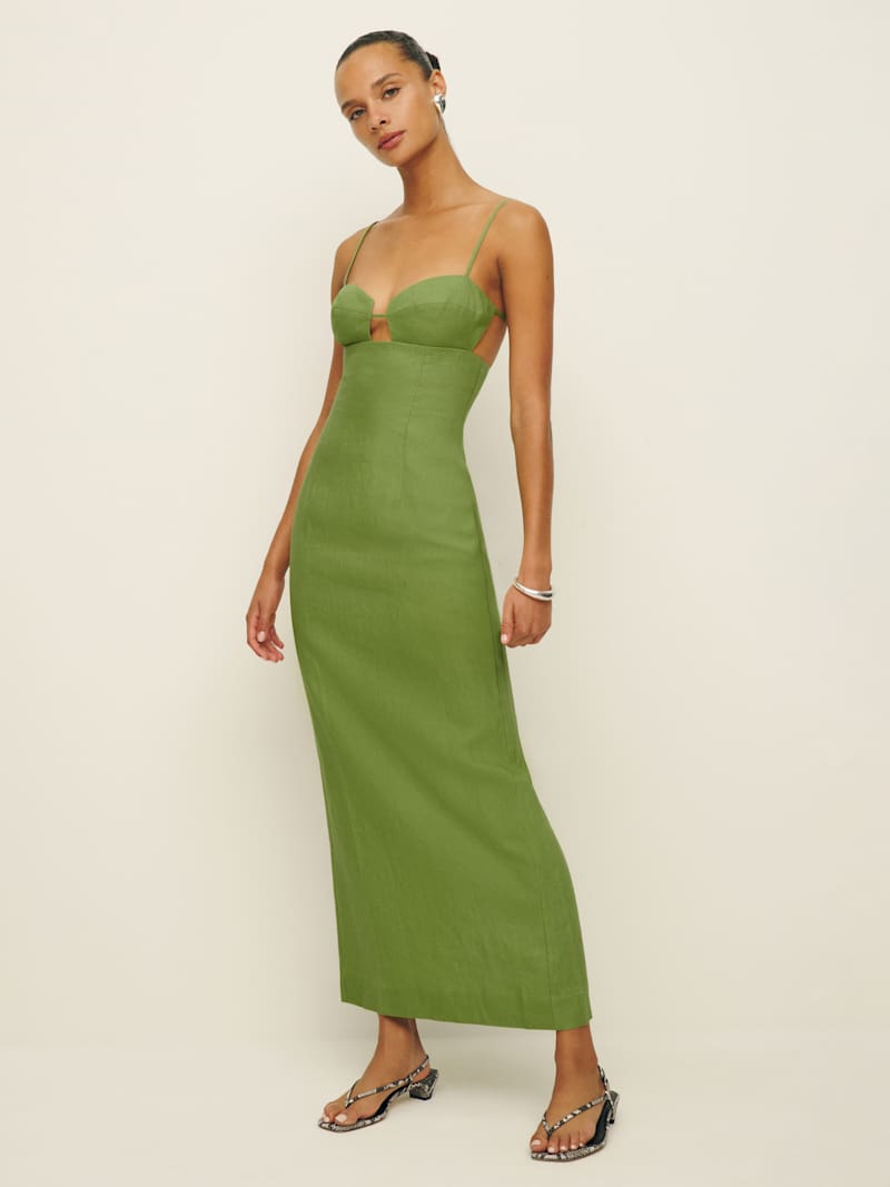 Reformation malibu dress top