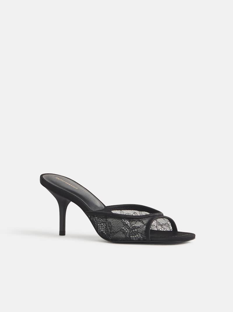 Clementine Heeled Mule Sandal