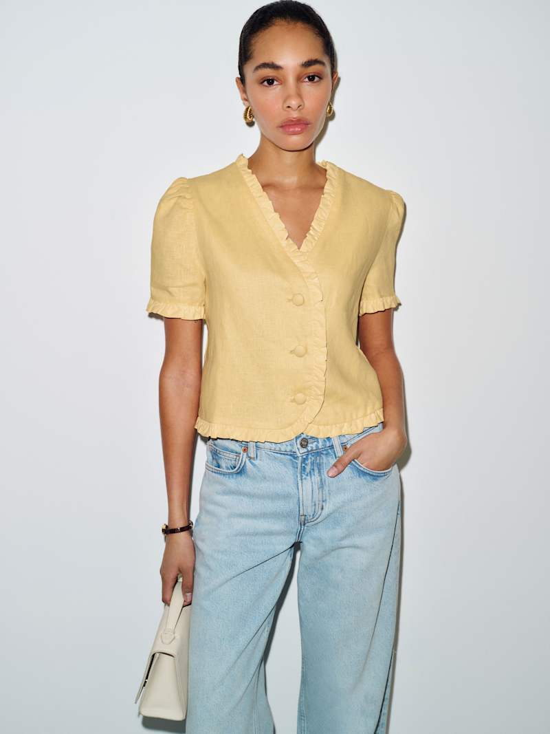 Bess Linen Top