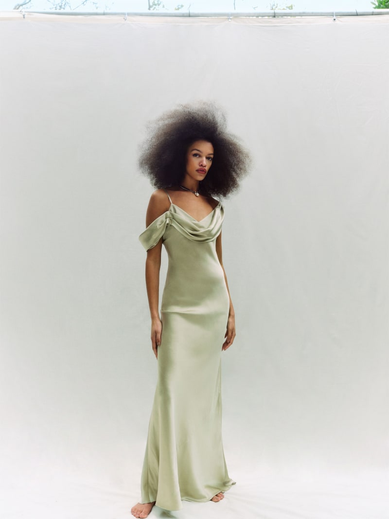 Silk dress reformation cheap