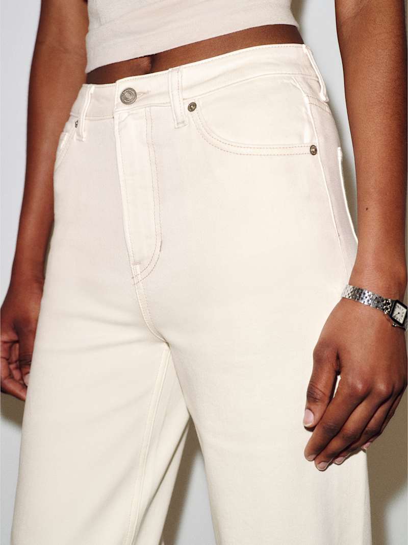 Bex Super Stretch High Rise Wide Leg Jeans