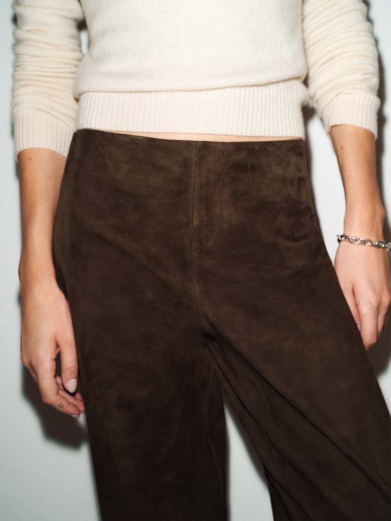 Veda Vida Low Rise Leather Pant