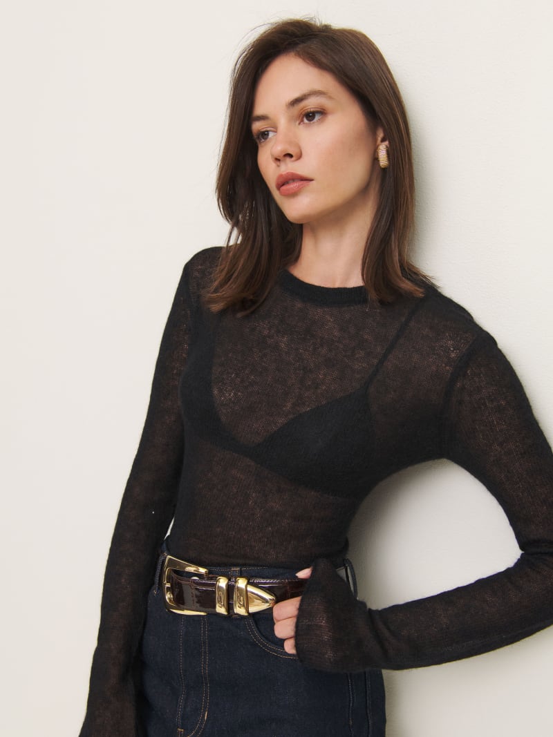 Reformation alpaca sweater on sale