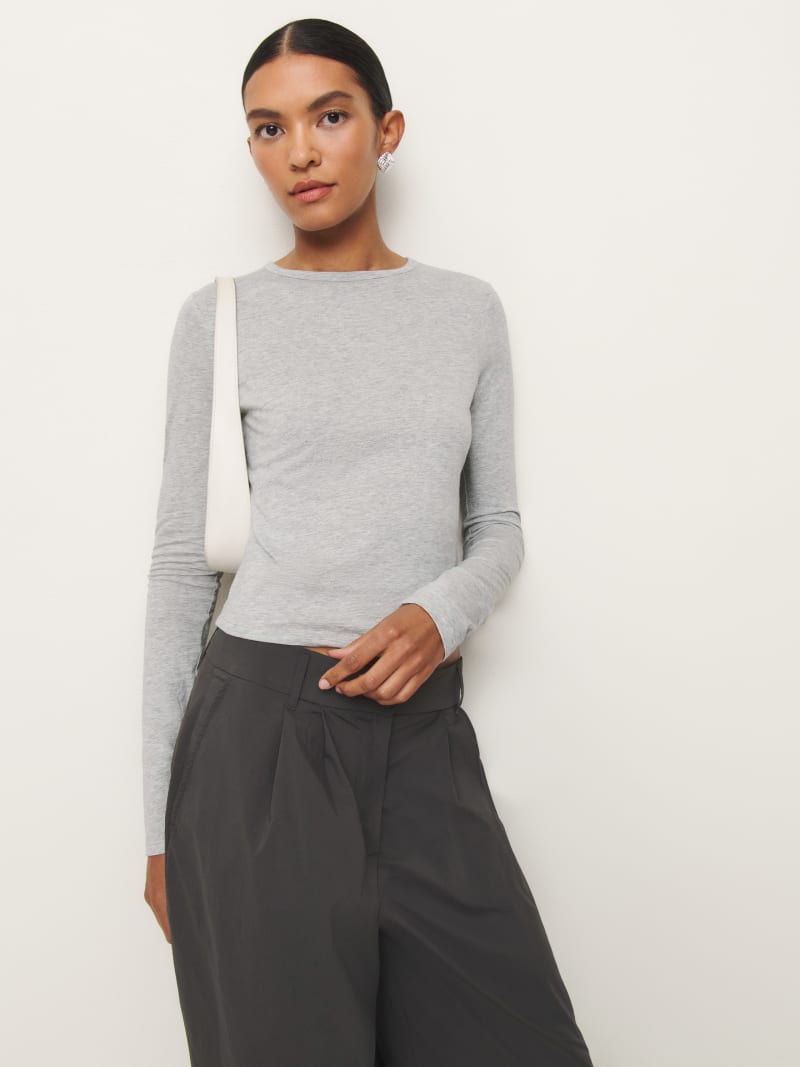 Ezra Slim Fit Long Sleeve from Reformation - $68