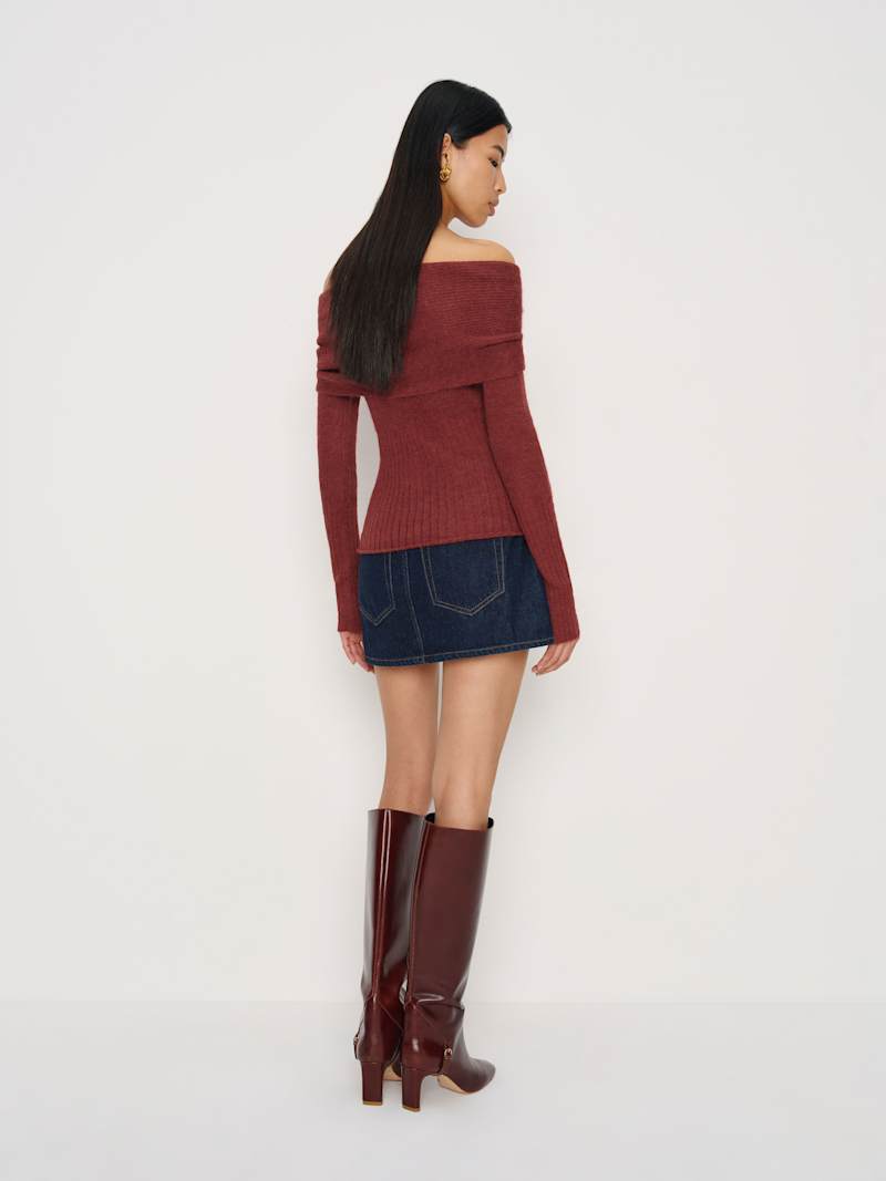 Florie Twist Front Sweater