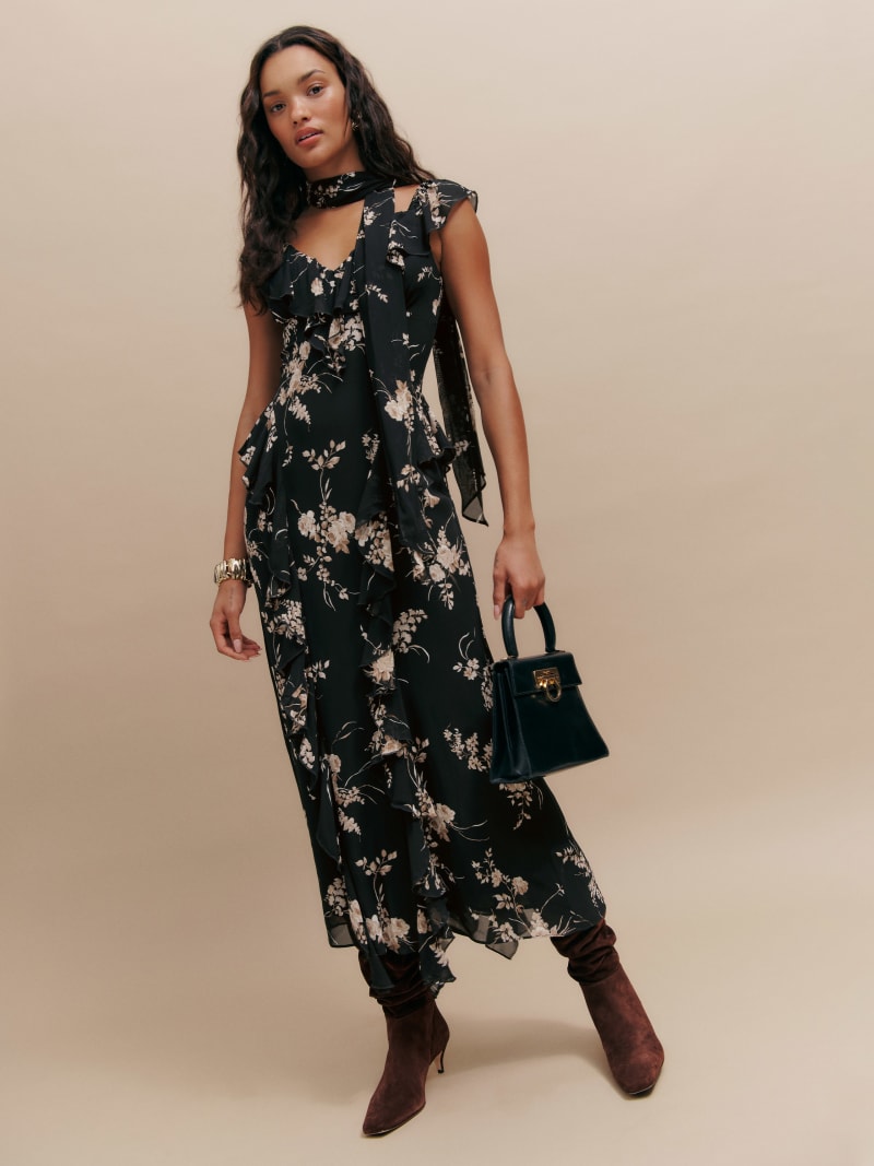 【Reformation】Silvana Dress ドレス ワンピース 花柄 Reformation】Silvana Dress ドレス ワンピース 花柄