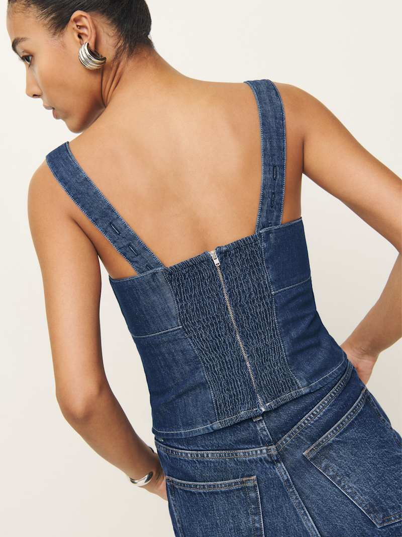 Tagliatelle Denim Top