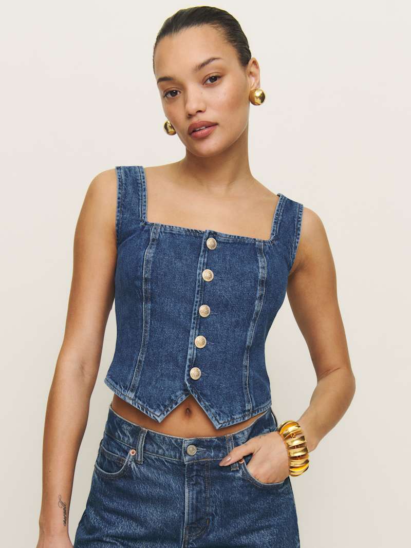 Bo Denim Top