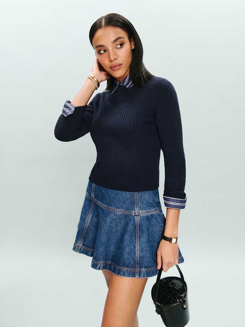 Bentley Denim Mini Skirt