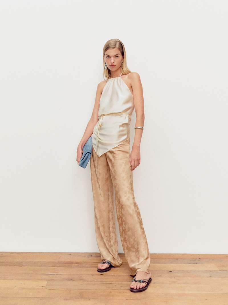 Gale Mid Rise Bias Pant from Reformation - $198