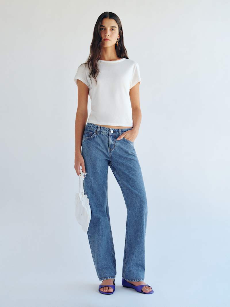 Charlee Low Rise Straight Leg Jeans
