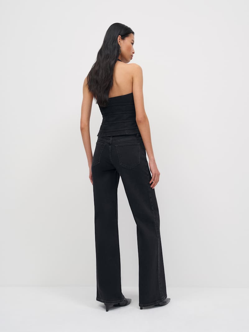 Kyleigh Denim Halter Top
