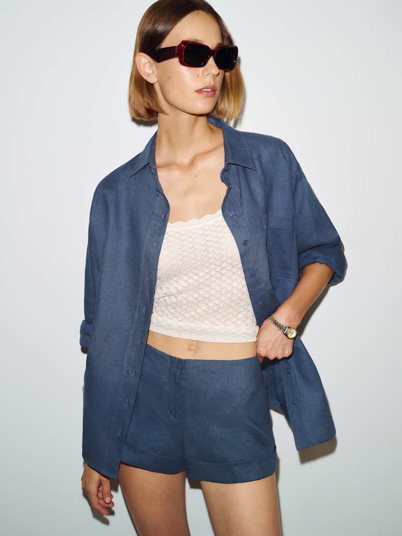 Eli Oversized Linen Shirt from Reformation - $148