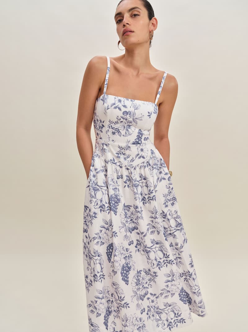 Reformation リフォーメーション カタリン ドレス Katarin Linen Dress