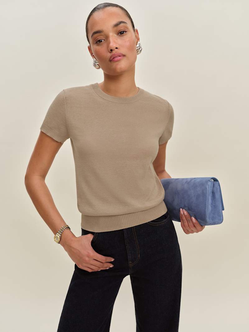 Aviva Linen Cotton Crew