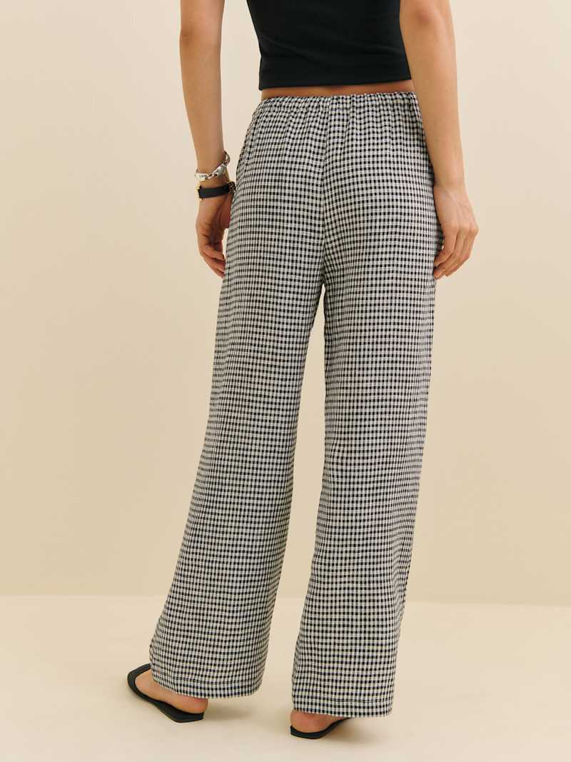 Olina Linen Cropped Pant