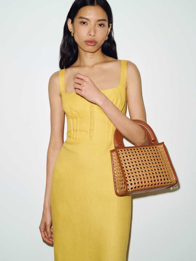 Emma Raffia Mini Bag