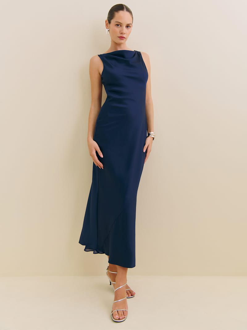 sachin and babi light blue dress High-Low Champagne Chiffon Bridesmaids Dress Short Party Dress Formal –  DaisyFormals-Bridesmaid and Formal Dresses in 59+ Colors main image 1