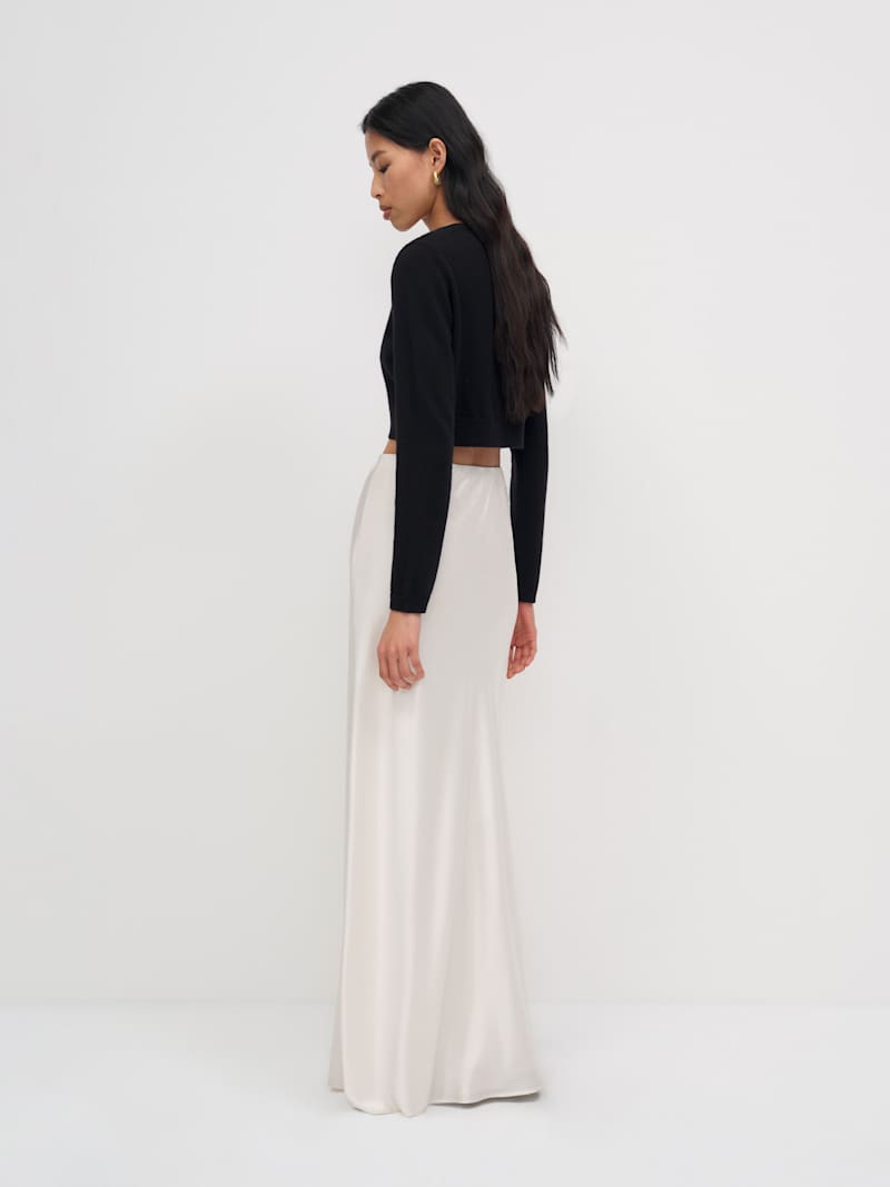 Janie Cashmere Crew Cardigan