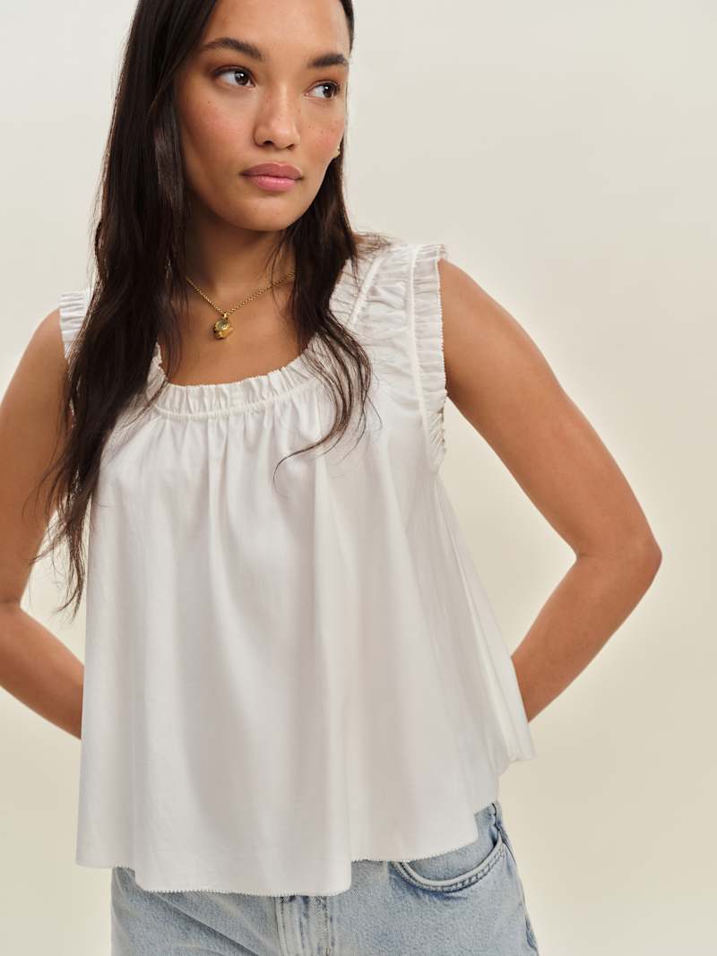 Reformation トップス Reformation Sadie Knit Two-Tone Top | Saks Fifth Avenue