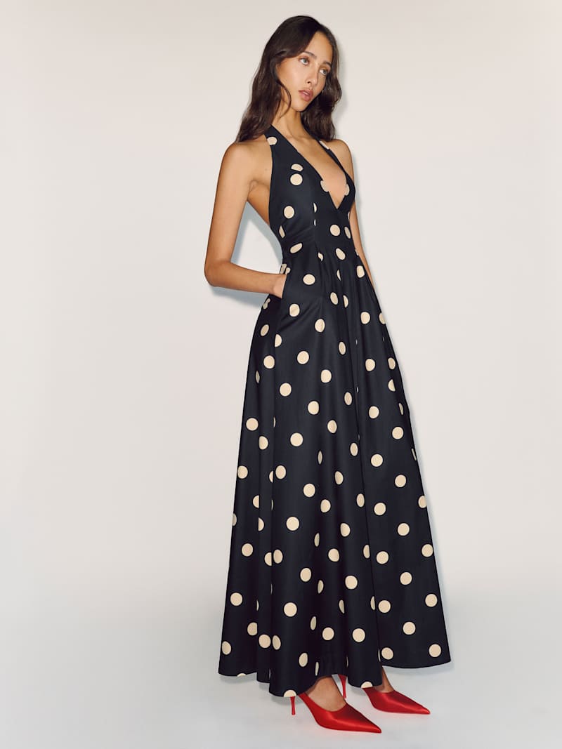 boat neck a line white dress WHITE BOAT NECK DRESS main image 0