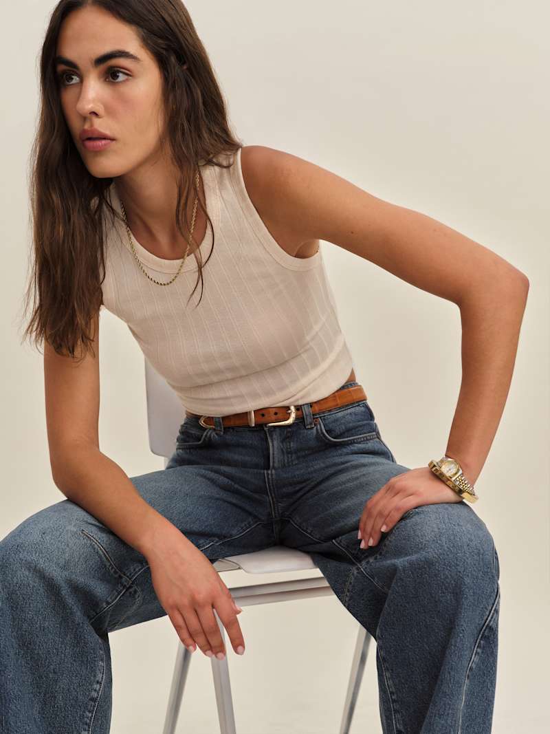 Summer Blend Crochet Knit Top | Windsor