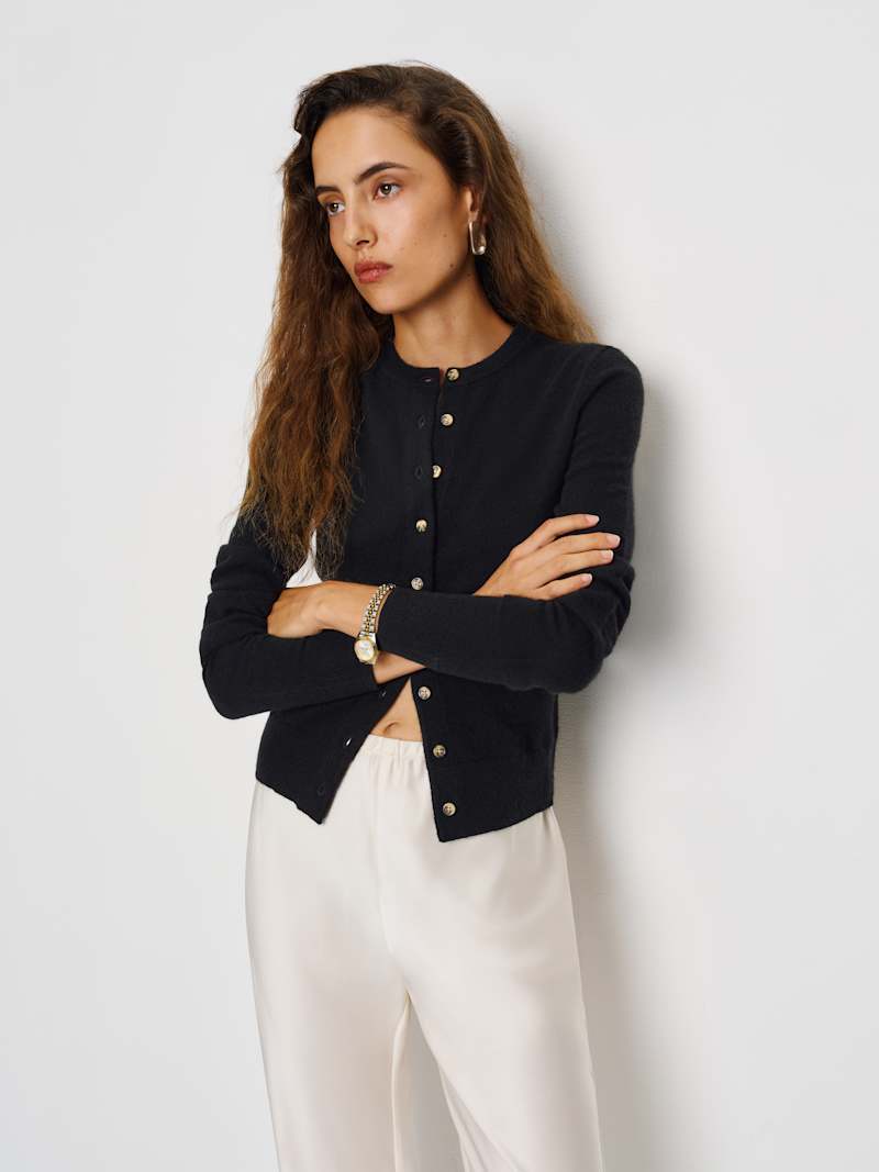 Farren Cashmere Crew Cardigan from Reformation - $198