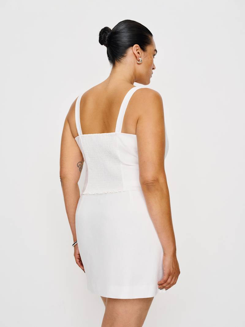 Juliet Linen Top Es