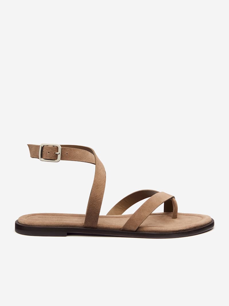 Jane Flat Sandal from Reformation - $198
