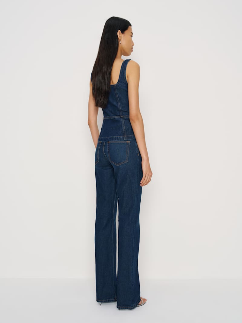 Tilly Stretch Denim Top