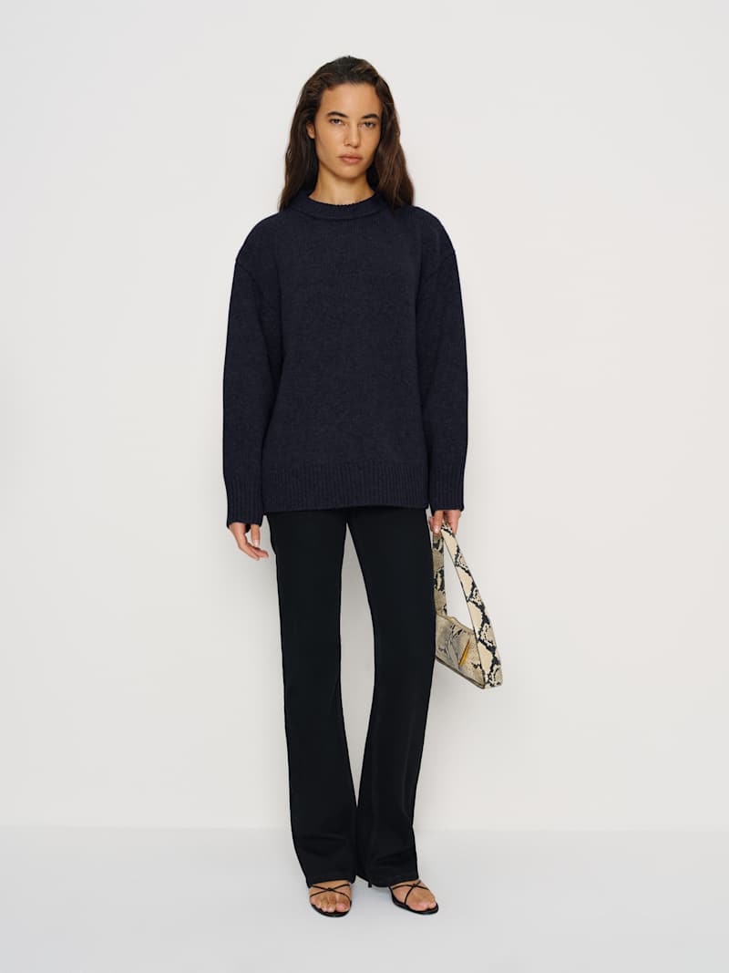 Jo Regenerative Wool Oversized Crew from Reformation - $278