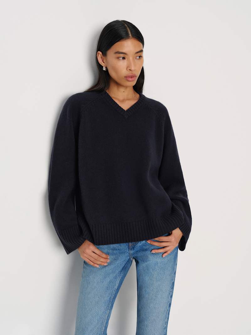 Beth Regenerative Wool V from Reformation - $198