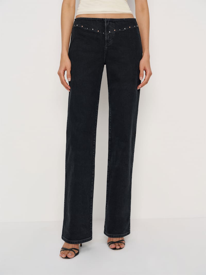 Rayla Super Stretch Low Rise Straight Jeans
